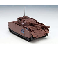 GP72-40 プラッツ ガールズ&パンツァー 劇場版 1/72 Ⅳ号戦車H型(D型改)  あんこうチーム アクリルスタンド付属