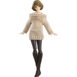 figma 女性body(チアキ) with オフショルセーターワンピ