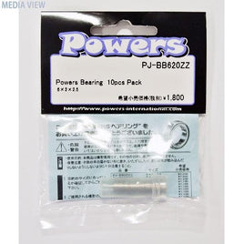 Powers PJ-BB620ZZ 6×2×2.5 ベアリング 10pcs