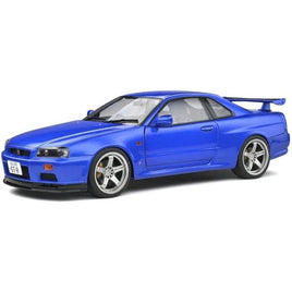 S1804306 ソリド 1/18 日産 スカイライン R34 GT-R ニスモホイールVer.(ブルー)