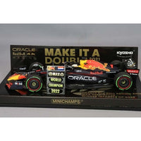 413223801 ミニチャンプス 1/43 オラクル レッド ブル レーシング RB18 マックス・フェルスタッペン 日本GP 2022 ウィナー ピットボード付き