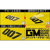 GM-031 1/144 GM ナンバーデカール No.5「ミリタリーステンシル&ラインシェイプ 」ダークグレー