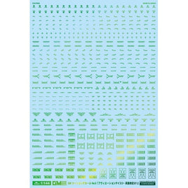 GM-444 1/144 GMコーションデカールNo.5「アヴィエーションテイスト・英語表記#1」プリズムグリーン & ネオングリーン