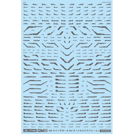 GM-448 1/144 GM ラインデカール No.12「メカニクスフォーム」ダークグレー&ネオンブルー