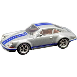 PR64-SGR-GYB POP RACE 1/64 Singer 911 - 964 Grey/Blue