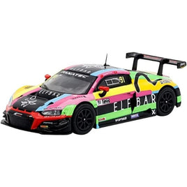 PR64-R8E2-ELF1 POP RACE 1/64 Audi R8 LMS EVO ELFBAR X WORKS #91
