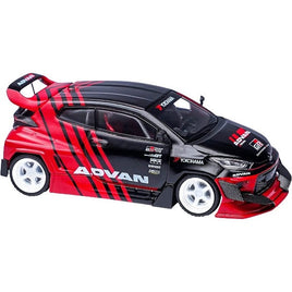 PR64-GRYA-ADV2 POP RACE 1/64 GR Yaris ADVAN