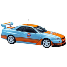 PR64-NR34-GULF POP RACE 1/64 GTR R34 Gulf Oil Livery