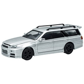 PR64-NR34-STSIL POP RACE 1/64 Nissan Stagea Silver