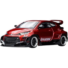 PR64004 POP RACE 1/64 GR YARIS PANDEM RED