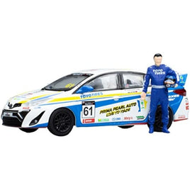 PR640008 1/64 GR VIOS MALAYSIA SEASON 4 TENGKU DJAN #61 (ドライバーフィギュアセット)