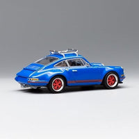 PR640018 POP RACE 1/64 SINGER 964 BLUE WITH WAKEBOARD