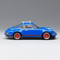 PR640018 POP RACE 1/64 SINGER 964 BLUE WITH WAKEBOARD