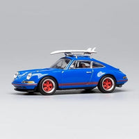 PR640018 POP RACE 1/64 SINGER 964 BLUE WITH WAKEBOARD