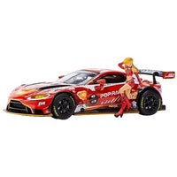 PR640035 POP RACE 1/64 EVA RT PRODUCTION MODEL-02 ASTON MARTIN GT3 WITH FIGURE