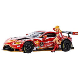 PR640035 POP RACE 1/64 EVA RT PRODUCTION MODEL-02 ASTON MARTIN GT3 WITH FIGURE