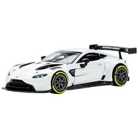 PR640045 POP RACE 1/64 ASTON MARTIN GT3 WHITE