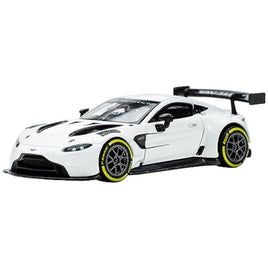 PR640045 POP RACE 1/64 ASTON MARTIN GT3 WHITE
