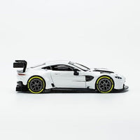 PR640045 POP RACE 1/64 ASTON MARTIN GT3 WHITE