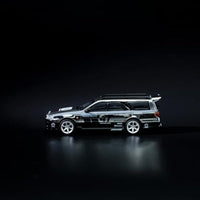 PR6400056 POP RABE 1/64 Nissan Stagea Chrome Silver
