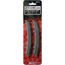 R074 カント付レール R270-30°  6本入り