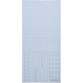 RB02-100OLG 1/100 ワンカラーライトグレー RB02コーションデカール (1枚入)
