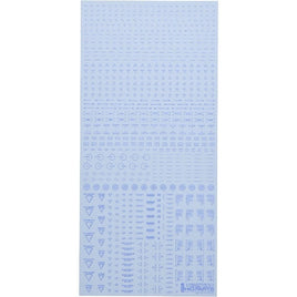 RB02-100BLU 1/100 ワンカラーブルー RB02 コーションデカール (1枚入)