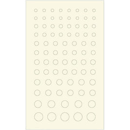 CSS-GLO-GR 円形シール Xシリーズ 蓄光グリーン (2.0~6.0mm)(1枚入)