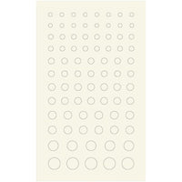 CSS-GLO-BL 円形シール Xシリーズ 蓄光ブルー (2.0~6.0mm)(1枚入)