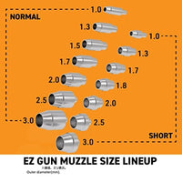 EZG-SS25 EZガンマズル ショート S2.5mm(10個入)