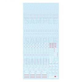 RB01-100WAR 1/100 RB01 コーションデカール ホワイト&レッド (1枚入)