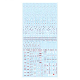 RB02-100WAR 1/100 RB02 コーションデカール ホワイト&レッド (1枚入)
