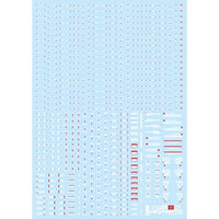 RB01-144WAR 1/144 RB01 コーションデカール ホワイト&レッド(1枚入)