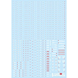 RB01-144WAR 1/144 RB01 コーションデカール ホワイト&レッド(1枚入)