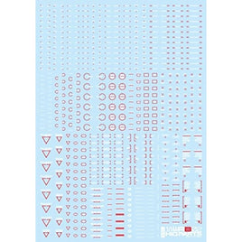 RB02-144WAR 1/144 RB02 コーションデカール ホワイト&レッド(1枚入)