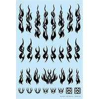 FTSL-BLK ファイアトライバルデカール ソリッド ブラック(1枚入)