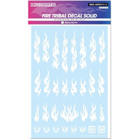 FTSL-WHI ファイアトライバルデカール ソリッド ホワイト(1枚入)