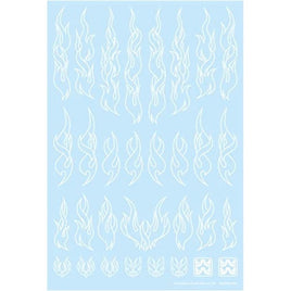 FTOL-WHI 2ファイアトライバルデカール アウトライン ホワイト(1枚入)