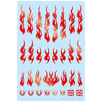 FTSL-MTRED ファイアトライバルデカール ソリッド メタリックレッド(1枚入)
