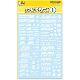 LGM01-WH LGMデカール1 ホワイト(1枚入)