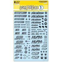 LGM01-BK LGMデカール1 ブラック(1枚入)