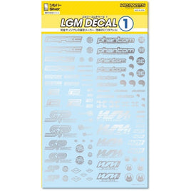 LGM01-SI LGMデカール1 シルバー(1枚入)