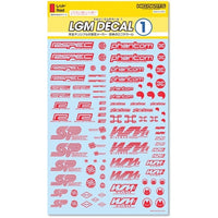 LGM01-RE LGMデカール1 レッド(1枚入)