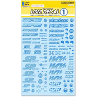 LGM01-BL LGMデカール1 ブルー(1枚入)