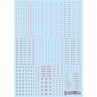 RB03-144RAG 1/144 コーションデカール レッド&グレー