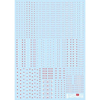 RB03-144WAR 1/144 RB03 コーションデカール ホワイト&レッド(1枚入)