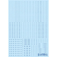 RB03-144BLU 1/144 RB03 コーションデカール ワンカラーブルー(1枚入)