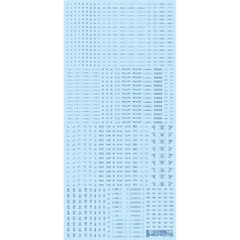 RB03-100BLU 1/100 RB03 コーションデカール ワンカラーブルー(1枚入)