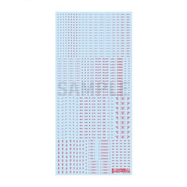 RB03-100ORE 1/100 RB03 コーションデカール ワンカラーレッド(1枚入)