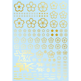 SKR-1C-GLD 桜のデカール ゴールド (1枚入り)